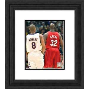  Framed ONeal/Bryant Heat/Lakers Photograph