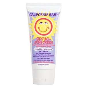  California Baby SPF30+ Everyday Sunscreen Lotion   2.9 oz 
