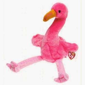  TY Beanie Buddy   PINKY the Pink Flamingo Toys & Games