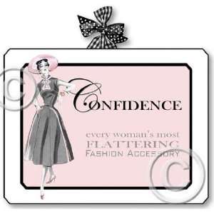   Item 2041 Sign Pink Boudoir Fashion 1950s Style Plaque