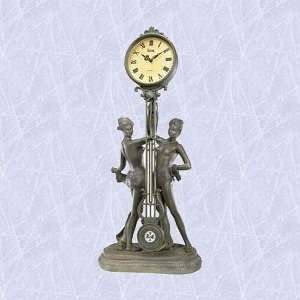  Victorian era replica statue clock timepiece sculpture 