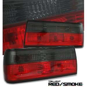 Bmw 1988 1991 3 Series   E30 Red/Smoke Taillight Red/Clear 