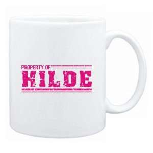  New  Property Of Hilde Retro  Mug Name