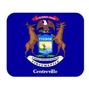  US State Flag   Centreville, Michigan (MI) Mouse Pad 