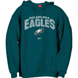  Philadelphia Eagles Green Goal Line Hooded Sweatshirt 