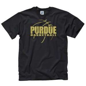  Purdue Boilermakers Black Primetime Basketball T Shirt 