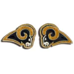  St. Louis Rams Stud Earrings   NFL Football Fan Shop 
