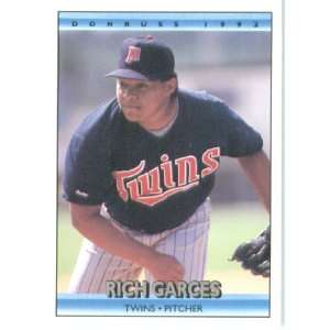 1992 Donruss # 516 Rich Garces Minnesota Twins Baseball 