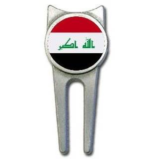 Iraq flag golf divot tool by myheritagewear