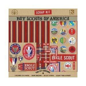  K&Company Boy Scouts Of America Scrap Kit 12 Inch by 12 