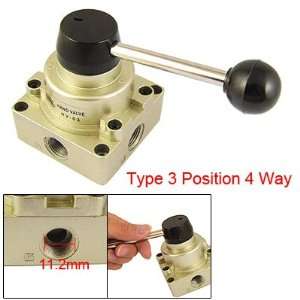   02 G1/4 Bore 3 Position 4 Way Hand Switching Valve