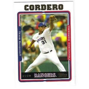  2005 Topps 68 Francisco Cordero Rangers Tigers (Baseball 