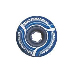  Sector 9 9 Ball 78a 70mm Solid Blue Skateboard Wheels (Set 