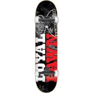  Toy Machine Loyal Pawn Complete Skateboard   7.62 Black w 