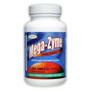 Mega Zyme 200 Tabs ( Helps break down foods with 10 times the strength 