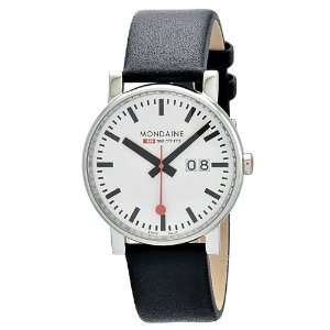   Date 40mm White Dial, Black Leather Strap A627.30303.11SBB Watches