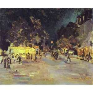   Alexeevich Korovin   32 x 26 inches   Paris at Night