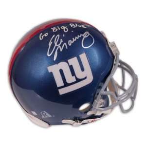Eli Manning Autographed Helmet  Details New York Giants, Pro Helmet 