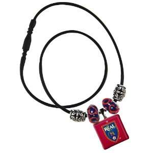  MLS Red Bull New York Life Tiles Necklace with Beads 