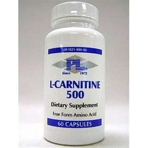  Progressive Labs   L Carnitine 500mg 60c Health 
