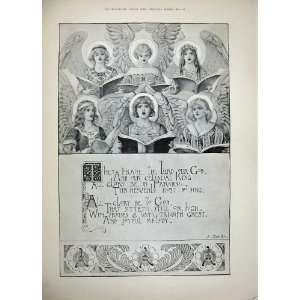  1897 Cavalier Toast Man Woman Angels Music Lyrics