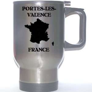  France   PORTES LES VALENCE Stainless Steel Mug 