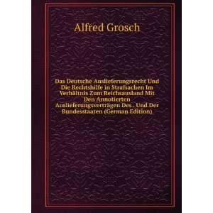   gen Des . Und Der Bundesstaaten (German Edition) Alfred Grosch Books