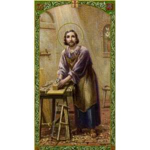  Joseph the Worker Prayer Card 
