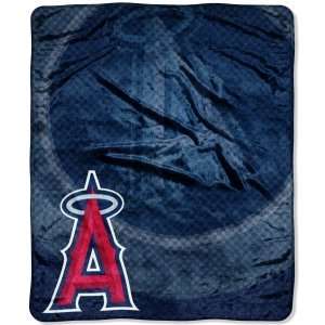  Los Angeles Angels MLB 50 X 60 Royal Plush Raschel Throw 