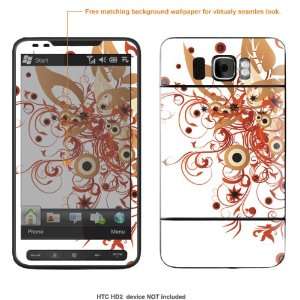  Protective Decal Skin Sticker for T Mobile HTC HD2 case 