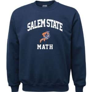  Salem State Vikings Navy Youth Math Arch Crewneck 