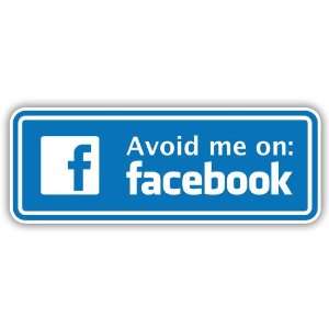  Avoid Me On Facebook Sticker funny stalker find like sucks 