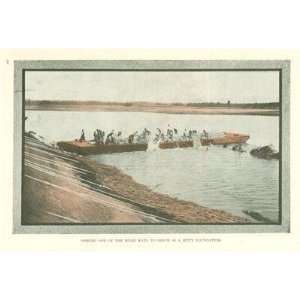  1908 Lake to Gulf Deep Waterway Jetty Mississippi 