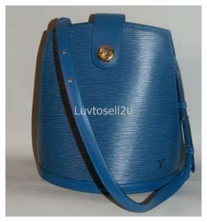   for Louis Vuitton Cluny in Toledo blue Epi leather~Model # M52255