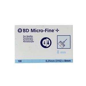  BD Micro Fine 8mm/31G x 100 Needles Health & Personal 
