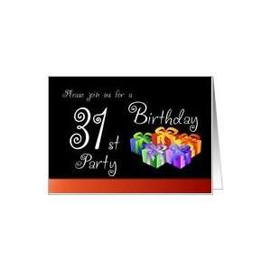  31st Birthday Party Invitation   Gifts Card Toys & Games