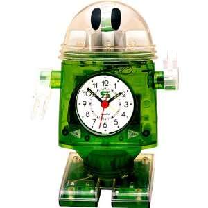  Riki Robot Gyrating Musical Alarm Clock Green