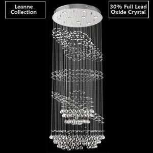  3255 Contemporary Modern Chandelier Lead Oxide Crystal 