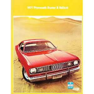   1971 Plymouth Duster Sales Brochure Valiant Scamp 340 