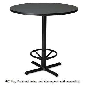  Mayline Bistro 42inch Round Table Top, Anthracite 