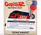 GORILLAZ Doncamatic 2010 Taiwan w/sticker CD DELAY BLUR