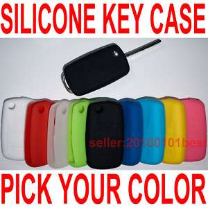 VW Silicone Key Fob Case Hold Cover remote flip leather  
