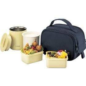 Japanese Lunch Box Set Tiger Lunch thermos NAVY LWV  