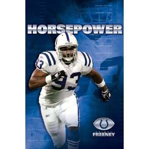   FREENEY POSTER   22X34   INDIANAPOLIS COLTS 3885