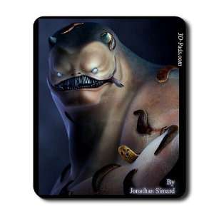  3D CG Mousepad, Image Entitled Leech breeder Electronics