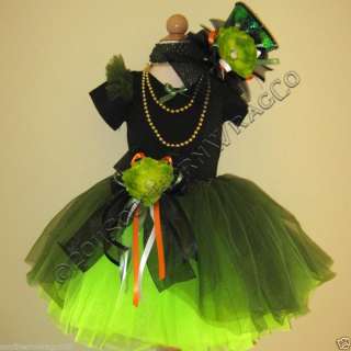 St Patricks Day Tutu 7pc Set Fits up to 6x NWT  