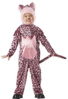 Pink Lovely Leopard Toddler Animal Halloween Costume  