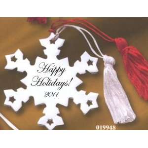  Happy Holidays 2011 Metal Snowflake Ornament Everything 