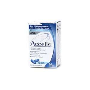 Accelis   Rapid Weight Loss, 40 sftg caps. Health 