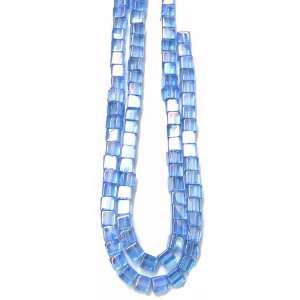  Bead Collection 40219 Glass Cube Light Sapphire 7 Color 